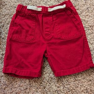 Levi's Red Shorts with White Drawstring